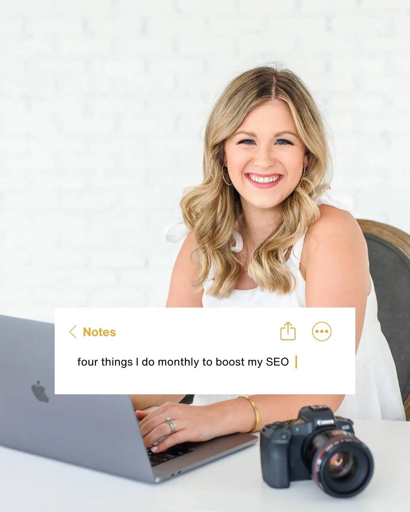 Hate to tell you this&hellip; but if you aren&rsquo;t doing these 4 things every month (or better yet, every week) you&rsquo;ll never land on the first page of Google. 👀

SEO is the most important admin task I stay on top of to have a successful pho