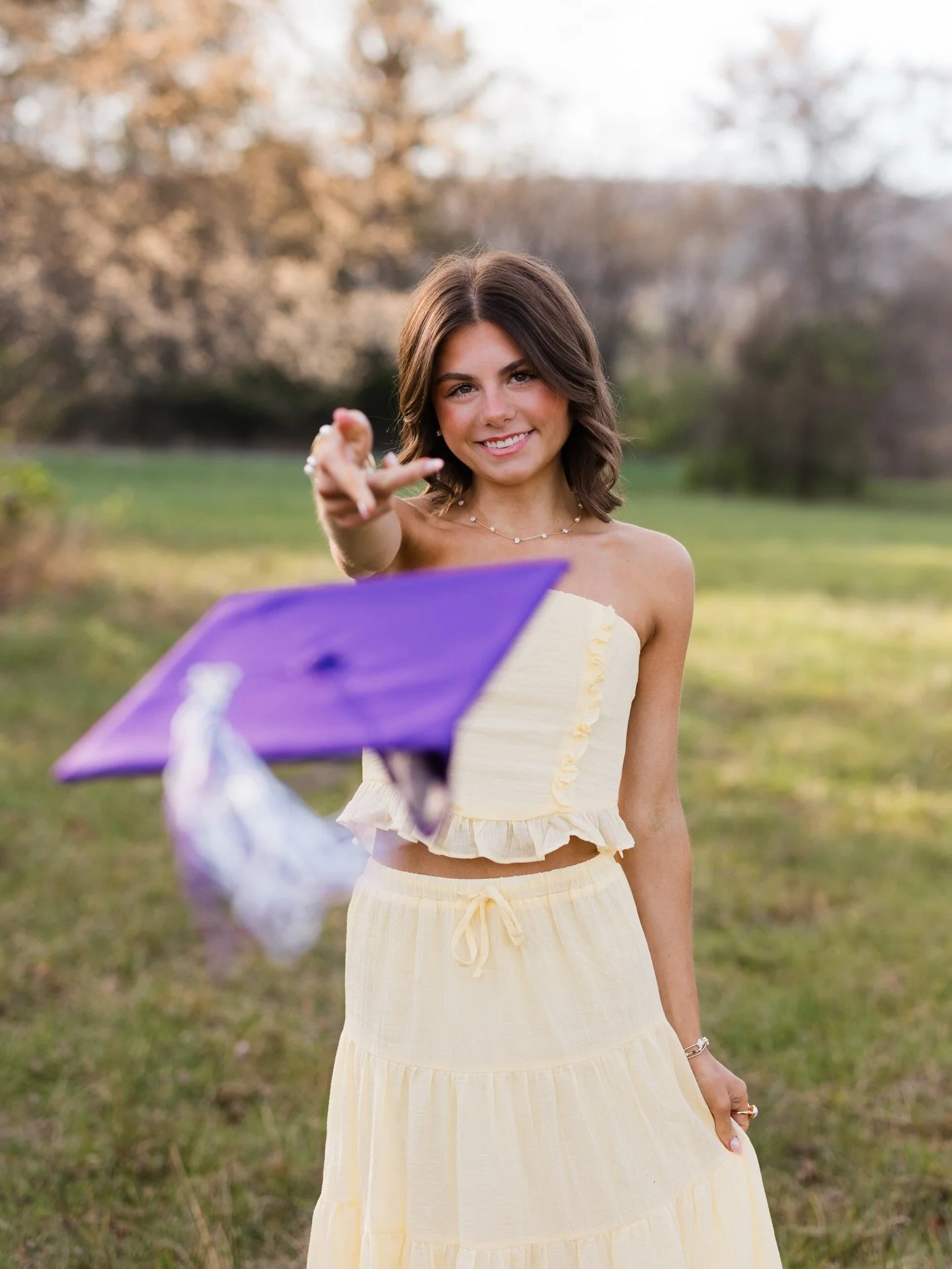 Cap &amp; gown season is my favorite season 🤭🎓 Getting to see my seniors at the end of the year is the best way to spend spring! 

#nwaseniorphotographer #capandgownpictures #fayettevilleseniorphotographer cap and gown photos, Fayetteville high sch