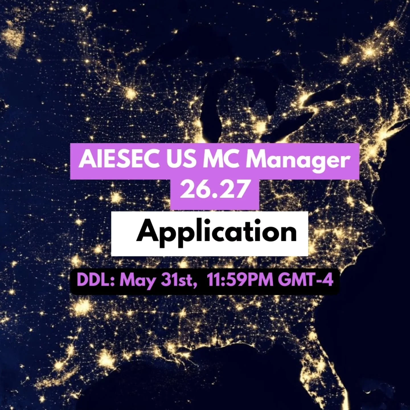 Hey AIESEC!! We're excited to officially launch the MC Manager Application for AIESEC US! 🔥

If you&rsquo;ve been waiting for the right moment, this is your chance to take the next step and be part of the MC for the next term. 
Step up. Stand out. L