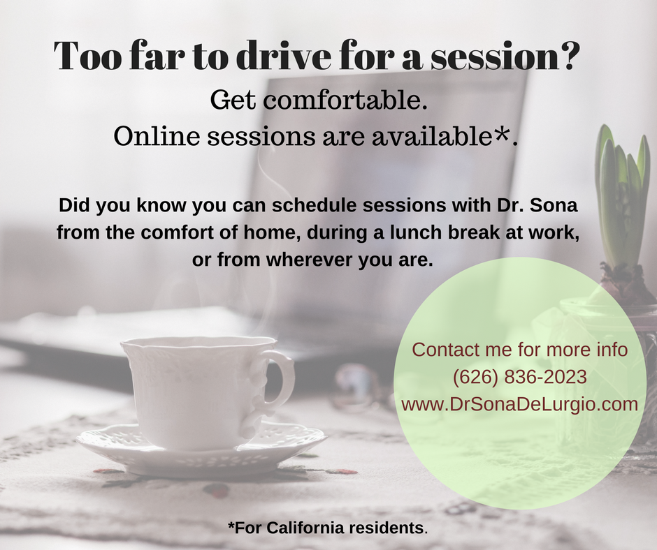 Telehealth / Online Therapy Sessions in California for Eating Disorders