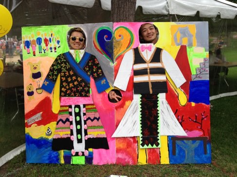 SOY Pride interchangeable cut-out stands at Twin Cities Pride (2011)