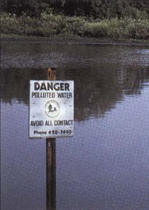 Warning Sign of Polluted Water on the Great Lakes; https://www.epa.gov/greatlakes#1