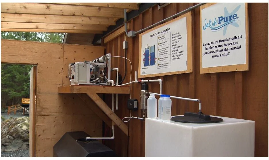 Canada's first desalinated, bottled ocean water offers a sip of the Salish Sea