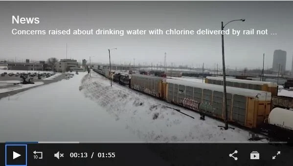 Concerns raised about drinking water as chlorine delivered by rail held up by blockades