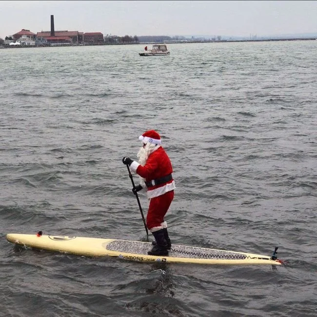 Surfing Santa hits the water Dec. 23 in Fort Erie