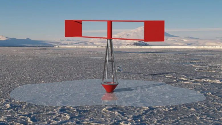 Thicken sea ice by trickling water on it? Company plans to test machine for that in Nunavut