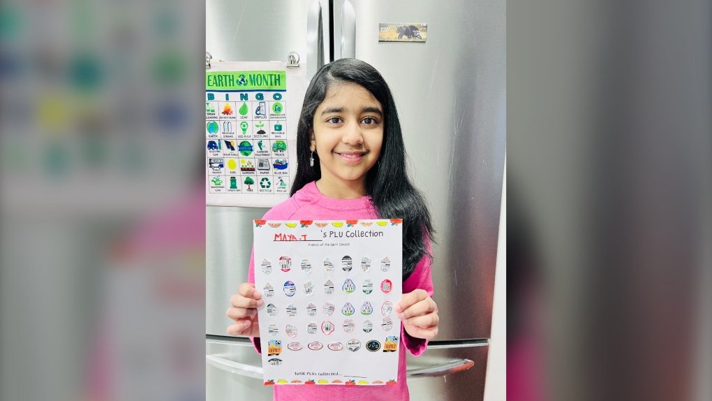 How a 10-year-old Canadian girl is fighting to eliminate grocery store produce stickers