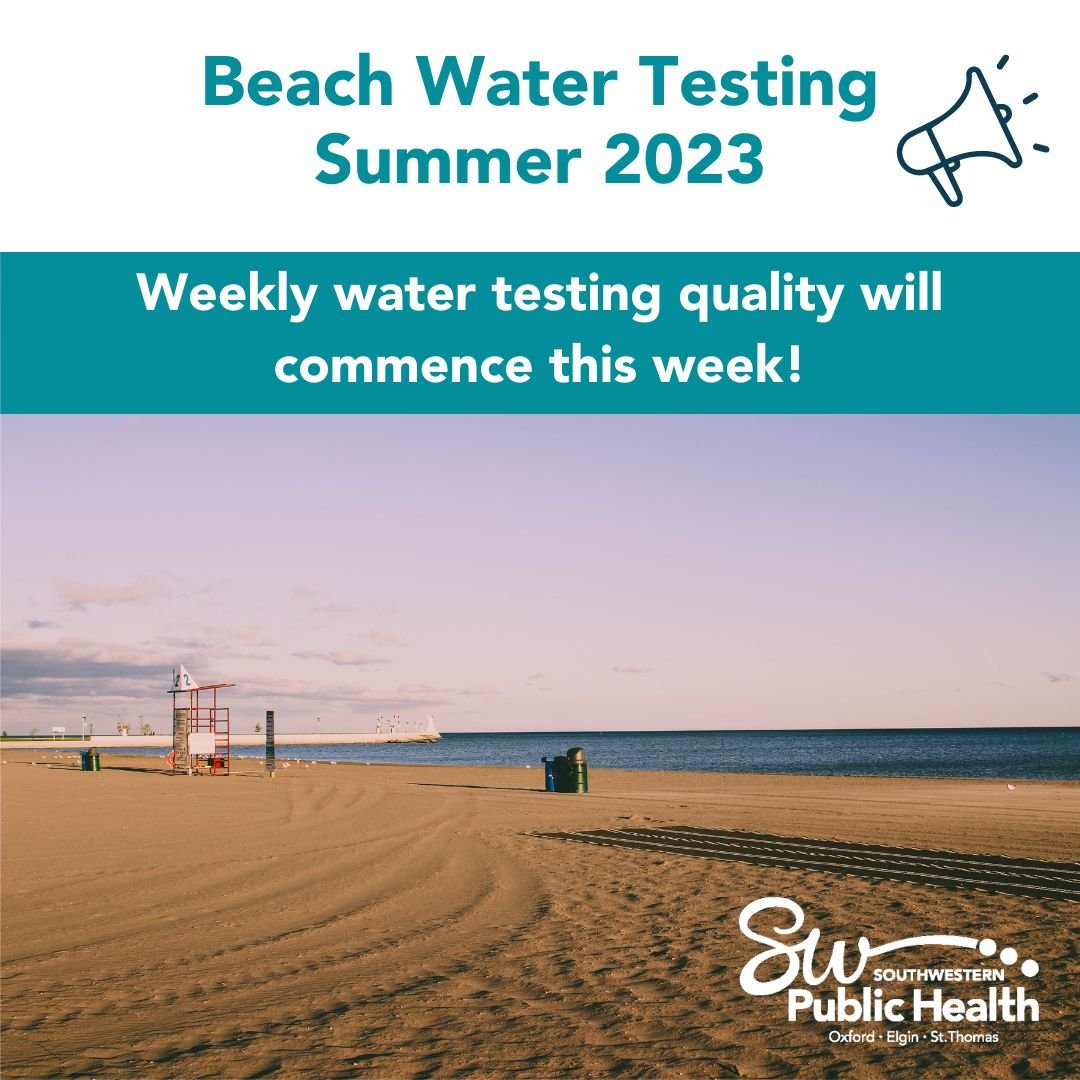 Southwestern Public Health to begin weekly beach water testing