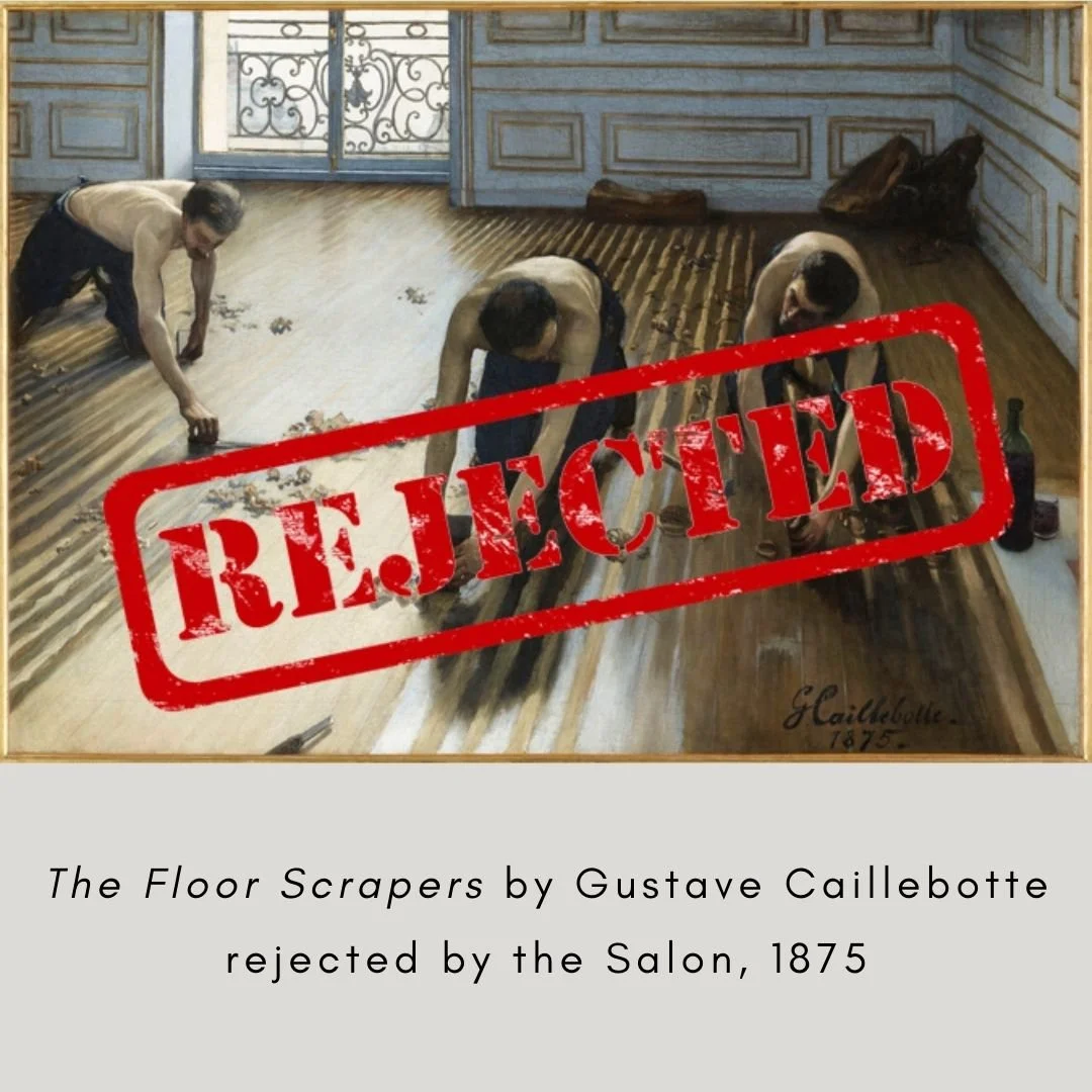 🎨 “The Floor Scrapers” by Gustave Caillebotte was rejected from the 1875 Paris Salon for being too “vulgar” — a raw depiction of working-class men didn’t sit well with the art elite of the time.
💬 Critics called