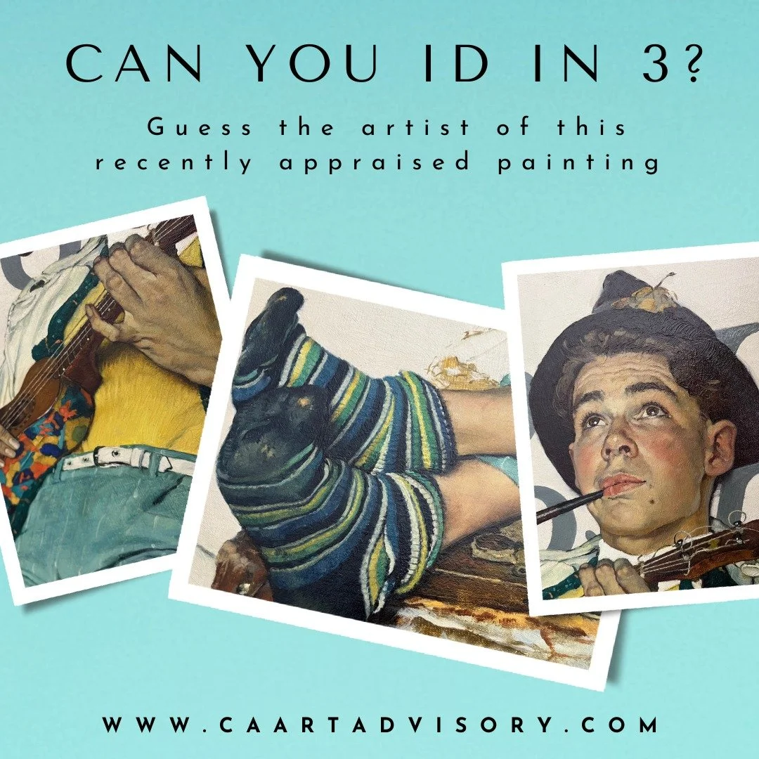 How'd you do? We love an art mystery!
#artappraiser #artappraisal #artadvisor #artconsultant #normanrockwell #artexpert
