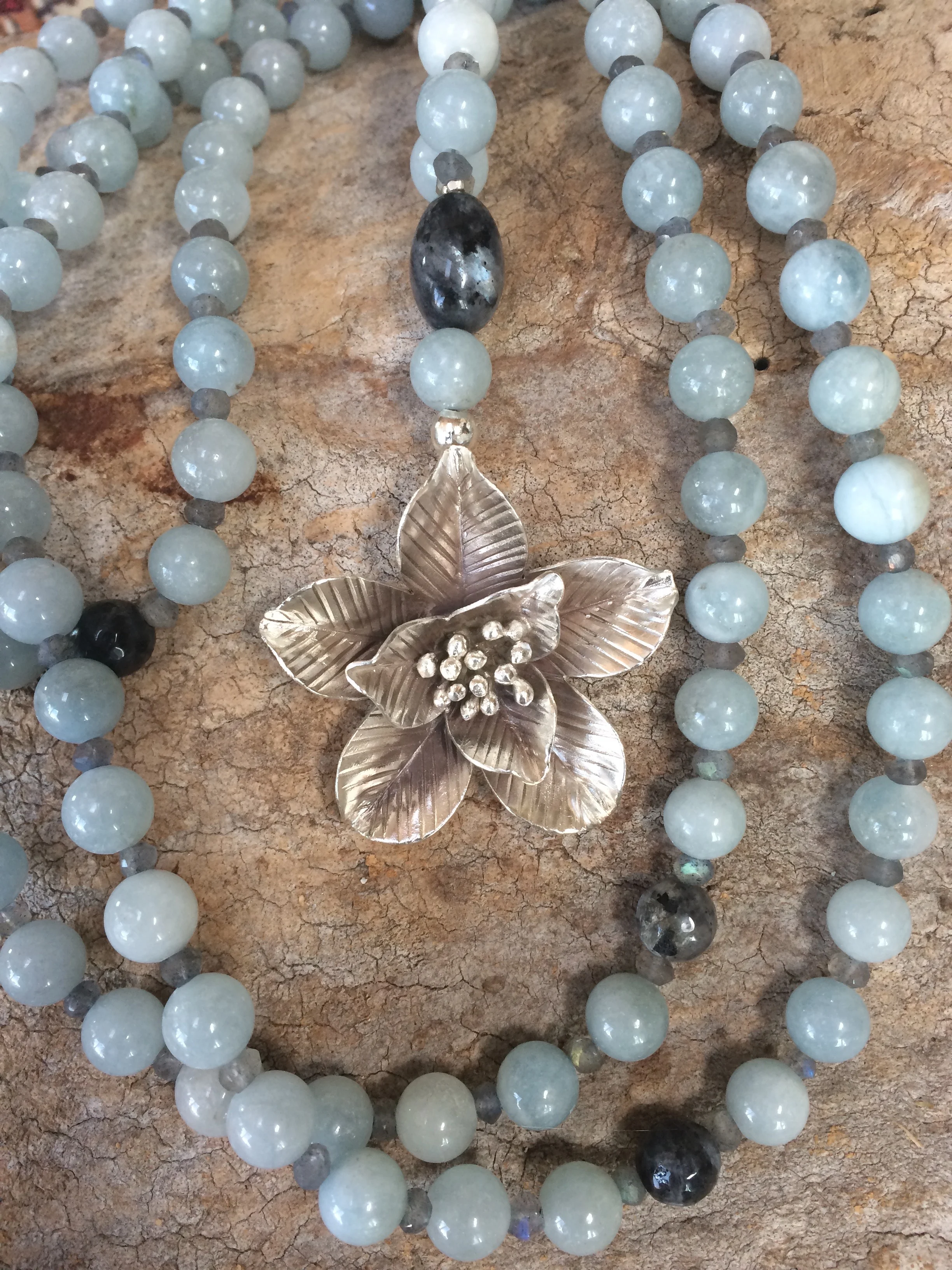 silver flower aquamarine mala.jpg