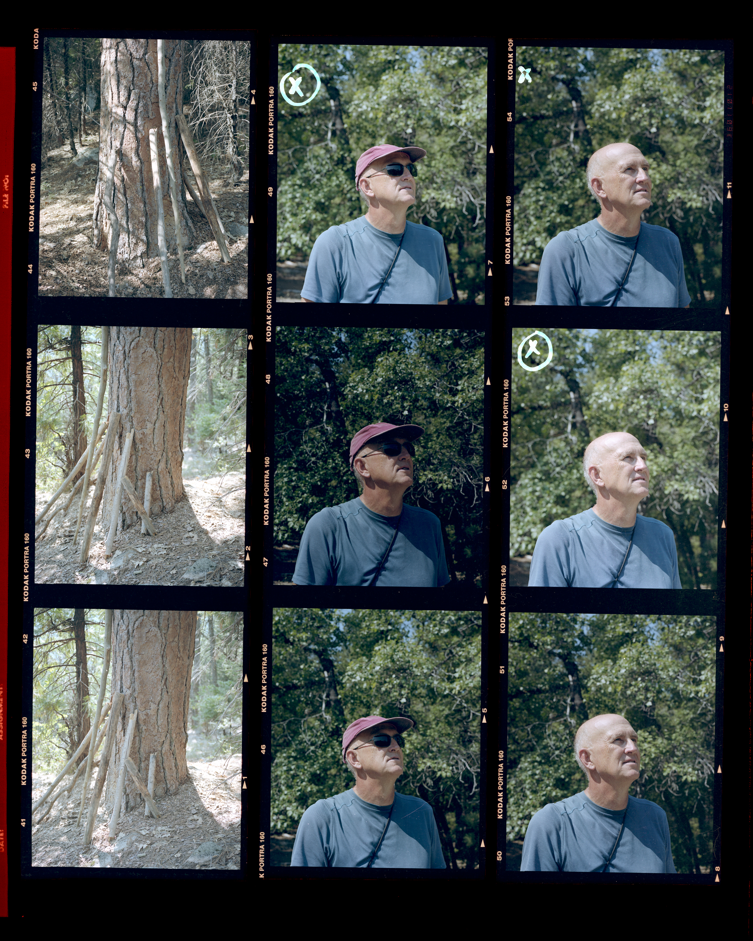 Hiking up to Old Inspiration Point and portraits made at Old Inspiration Point (the major, historical vantage point of Yosemite Valley).