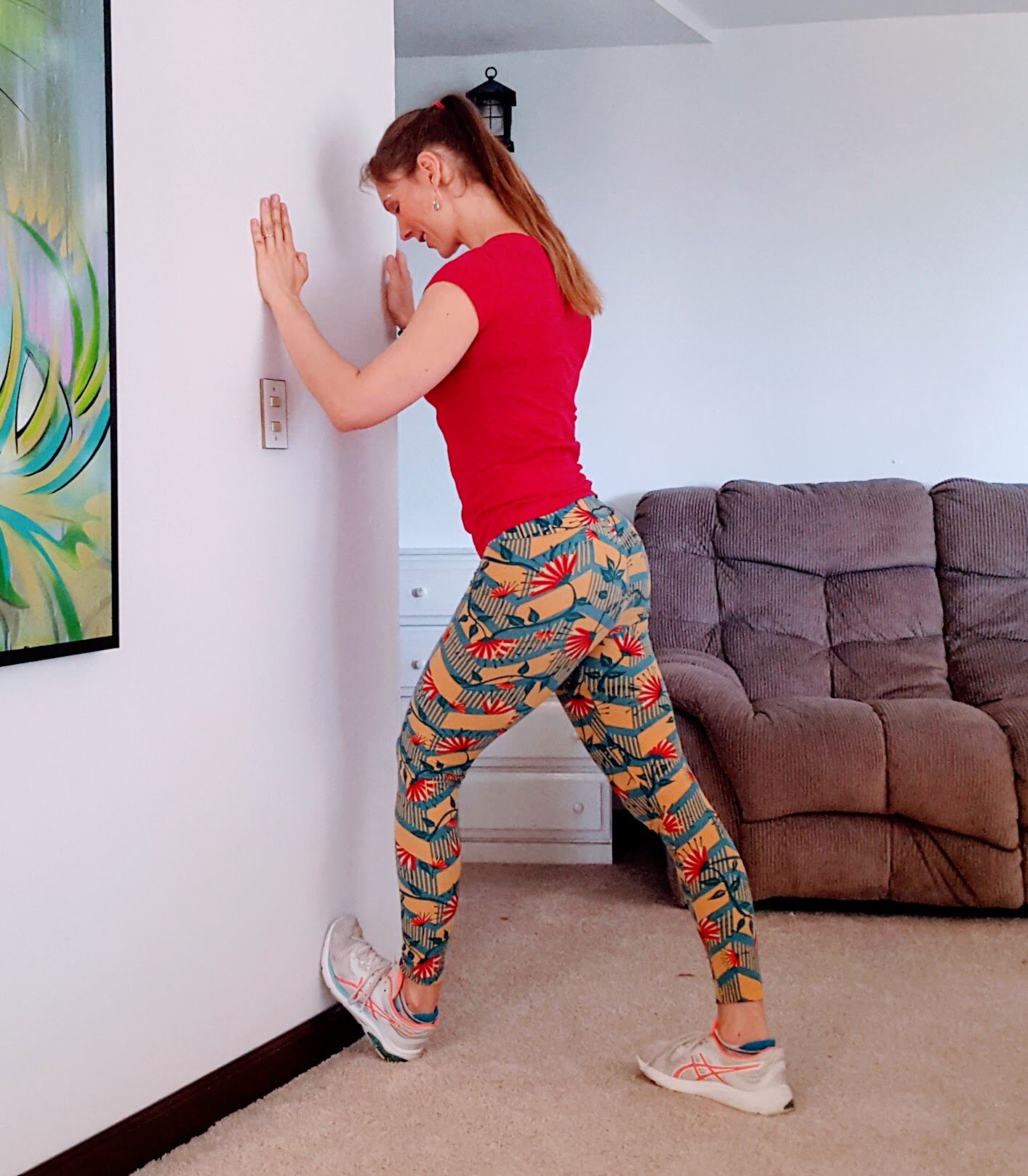 Wall Soleus Stretch Standing