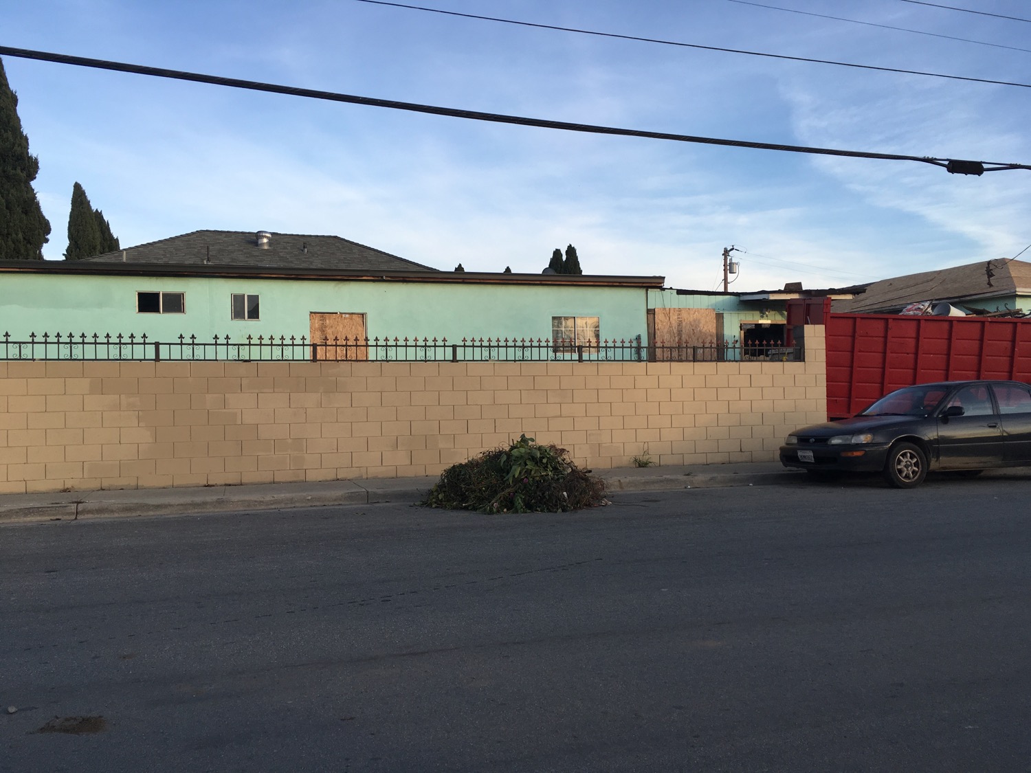 yard waste, Alviso