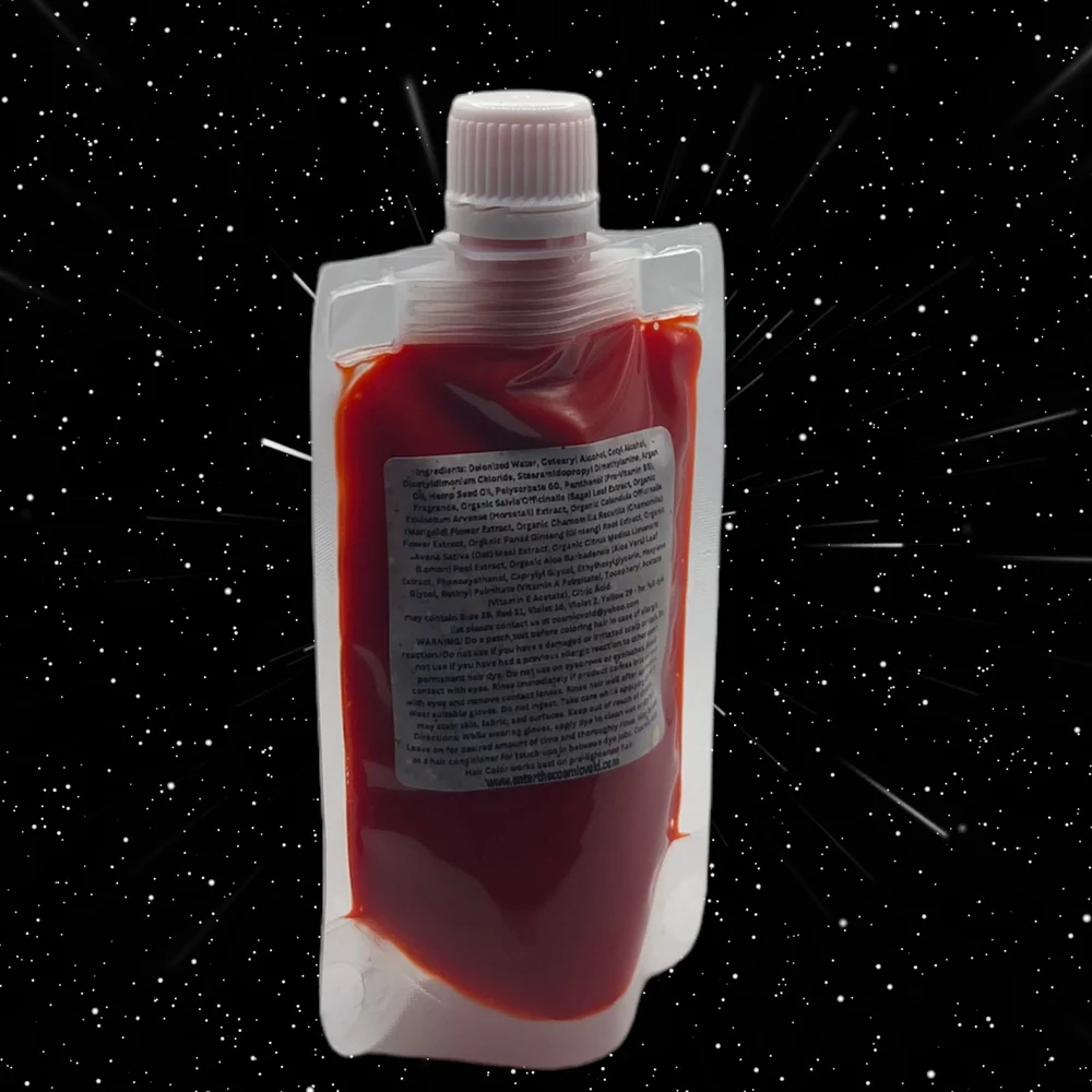 LITHIUM - UV REACTIVE Red Orange Semi Permanent Hair Dye — Cosmic Void