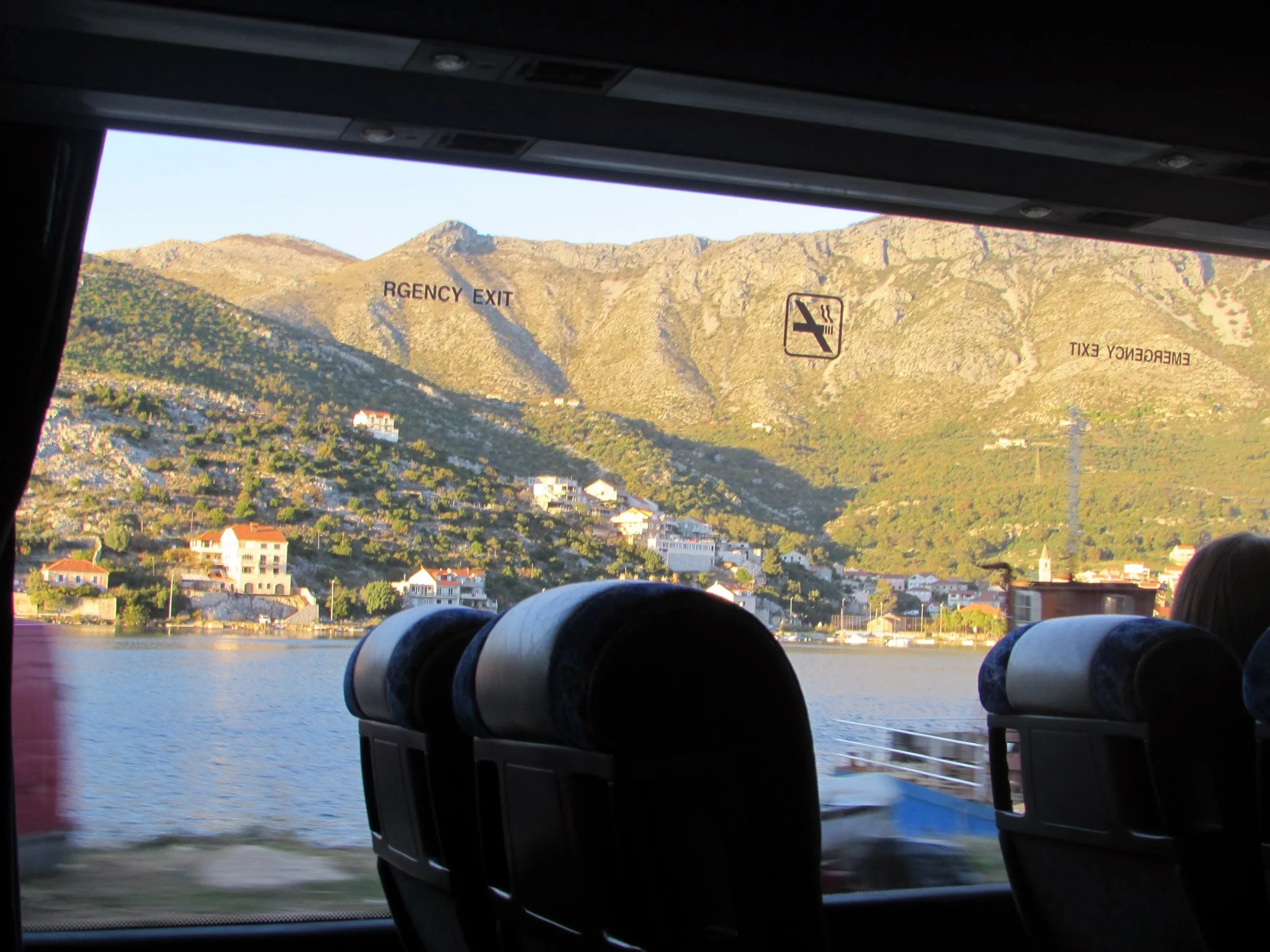 A bus ride down the Dalmatian Coast of Croatia.