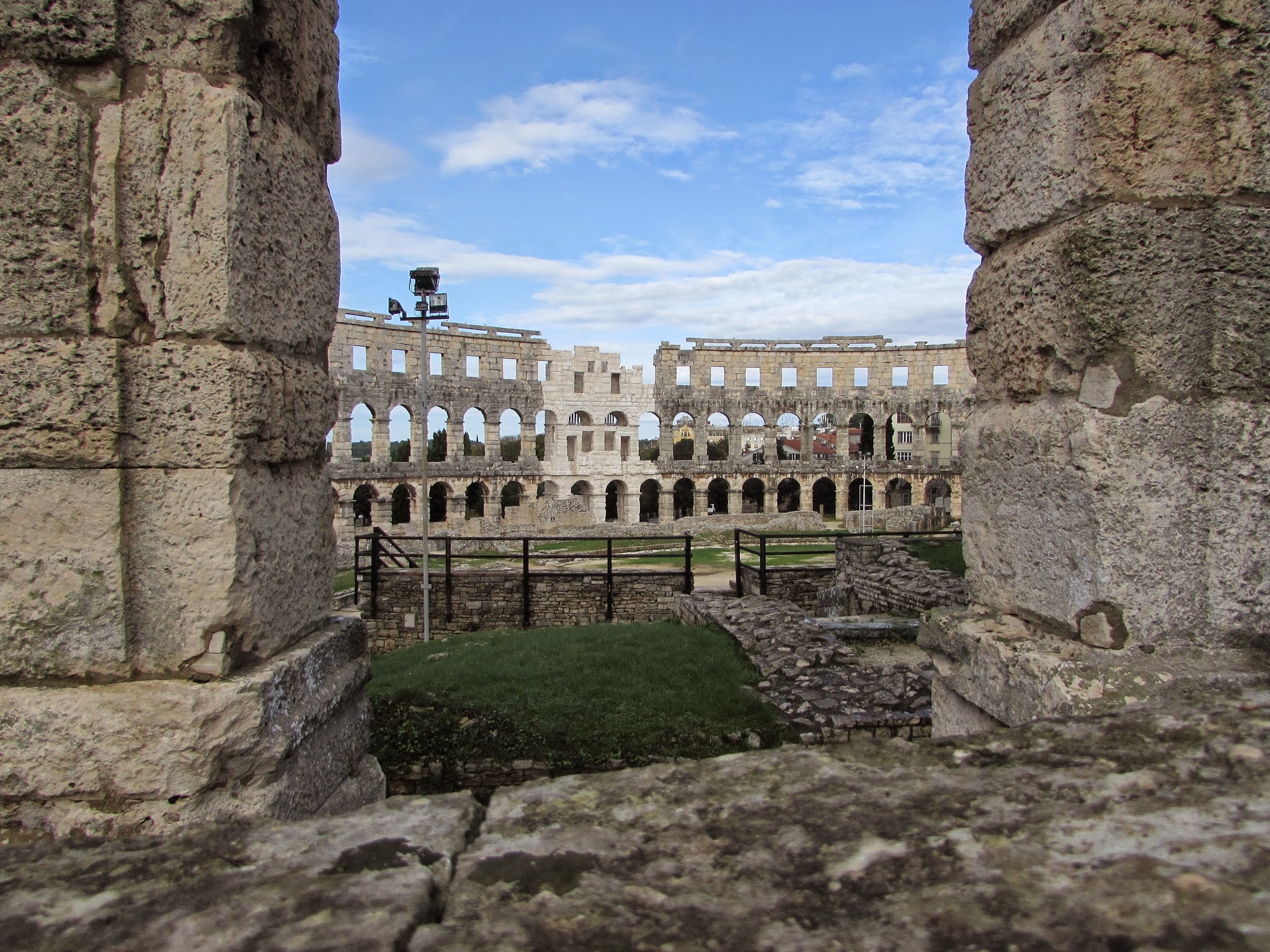 The Arena is seriously magnificent. I've never felt as moved by architecture as much as I was every time I saw the Pula Arena. It was also incredible to see at night when it's all lit up.