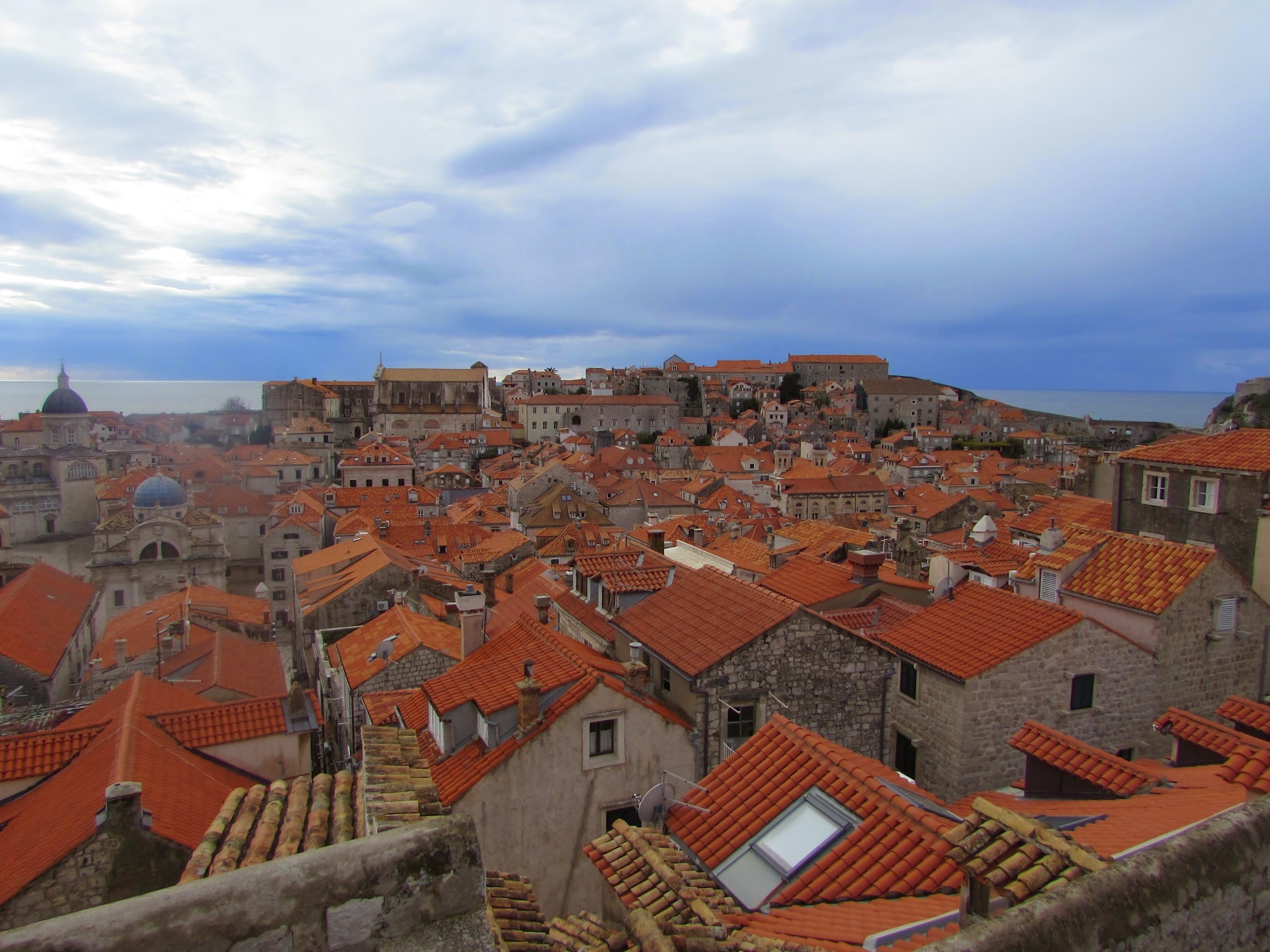 Terra cotta roofs of Old Town Dubrovnik