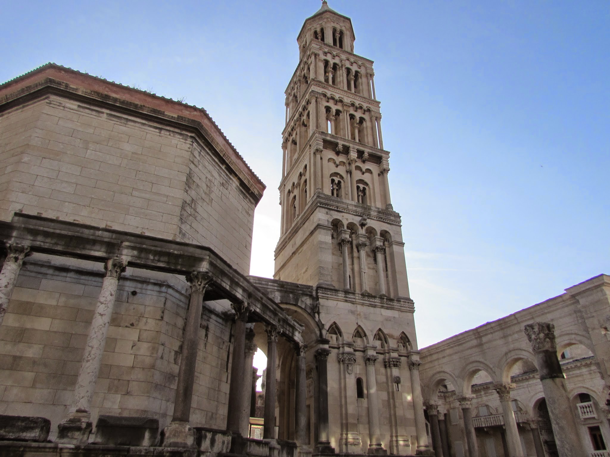 Diocletian's Palace is another impressive example of Roman architecture in Croatia.