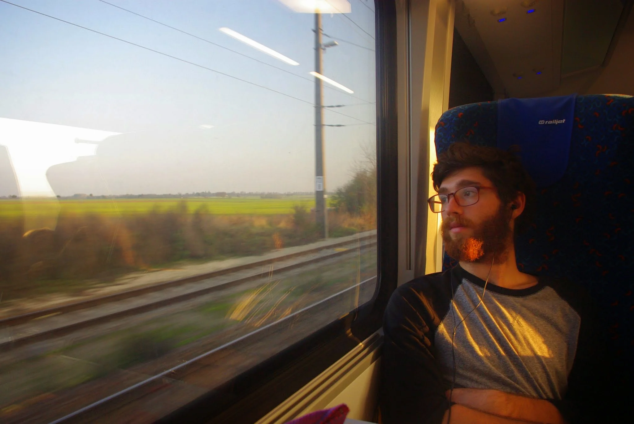 Wondering which train station we'll sleep in tonight...