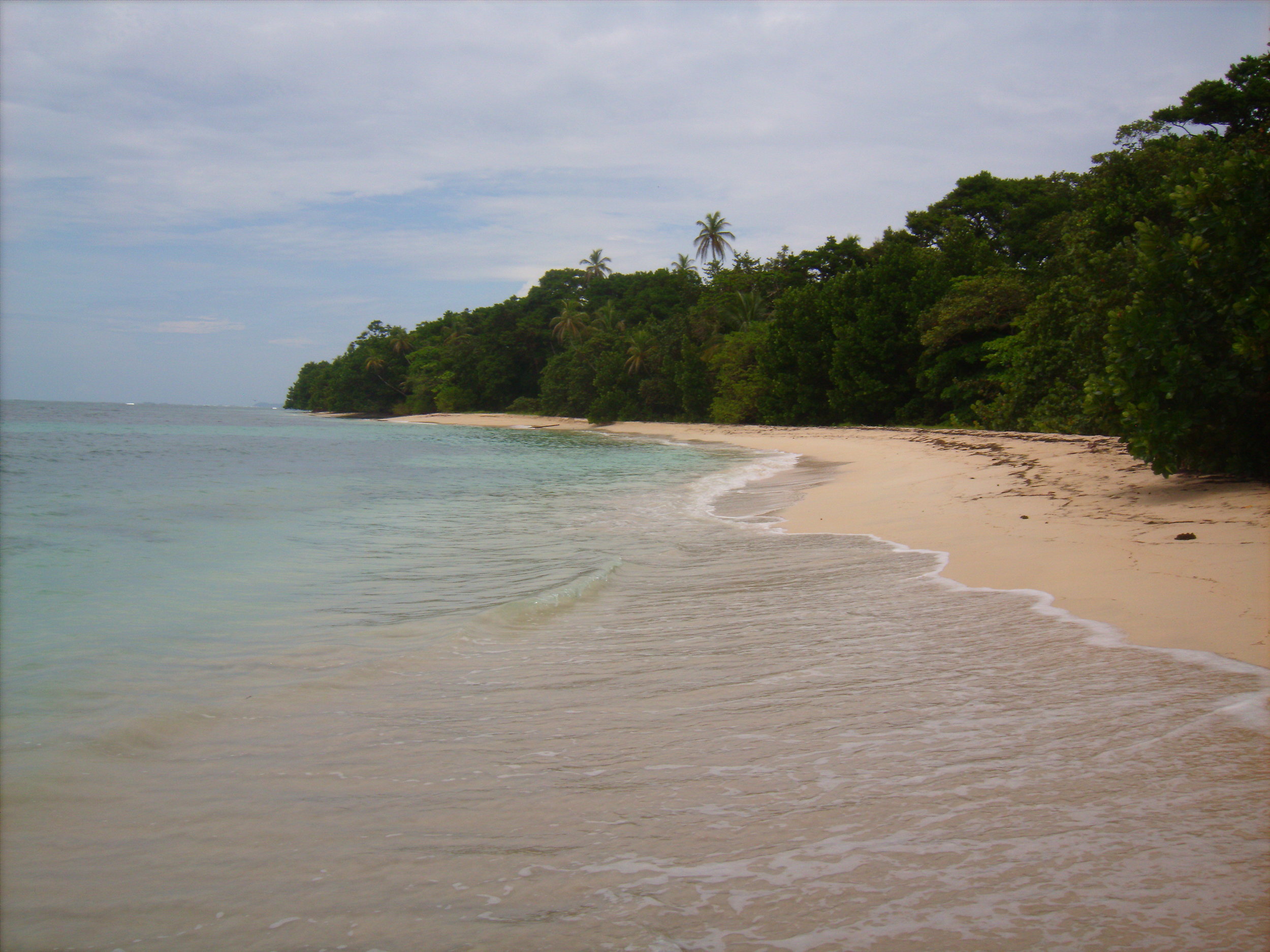 The stunning isle our tour visited that day. It had the softest sand I'd ever felt and the beach was littered with perfect little pieces of sun-bleached coral.