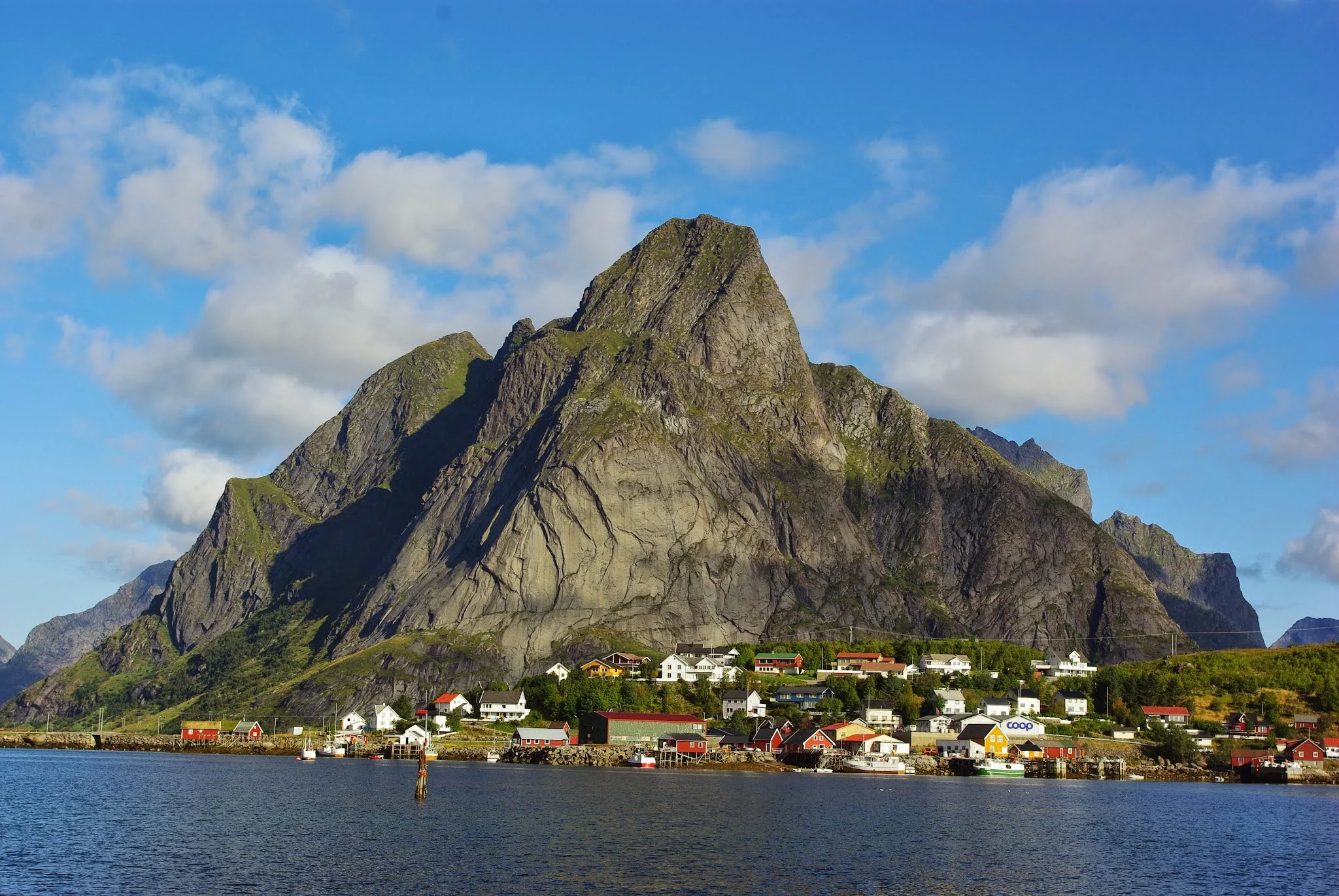 The town of Reine in Lofoten.