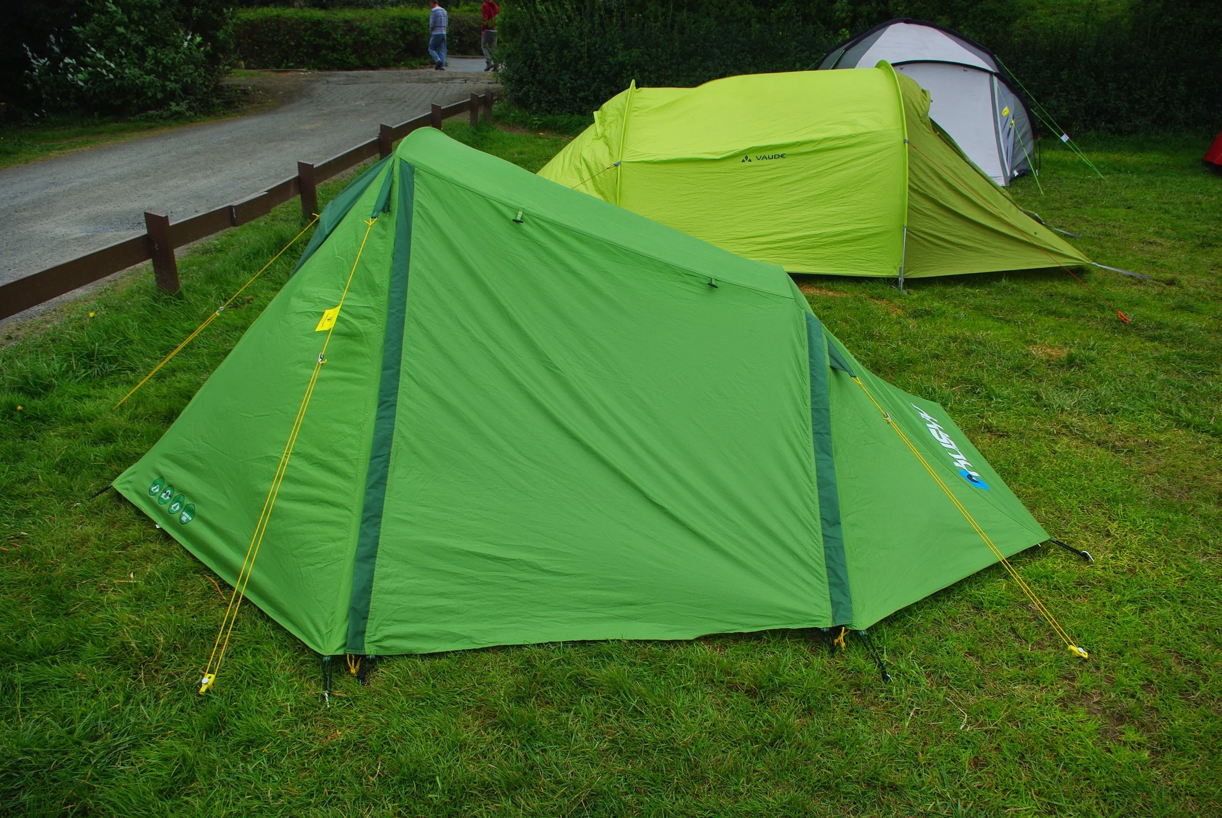 Our tent in Reykjavik, Iceland. It was heaps more cheap to camp in their city campgrounds than to stay in the uber-pricey hostels.