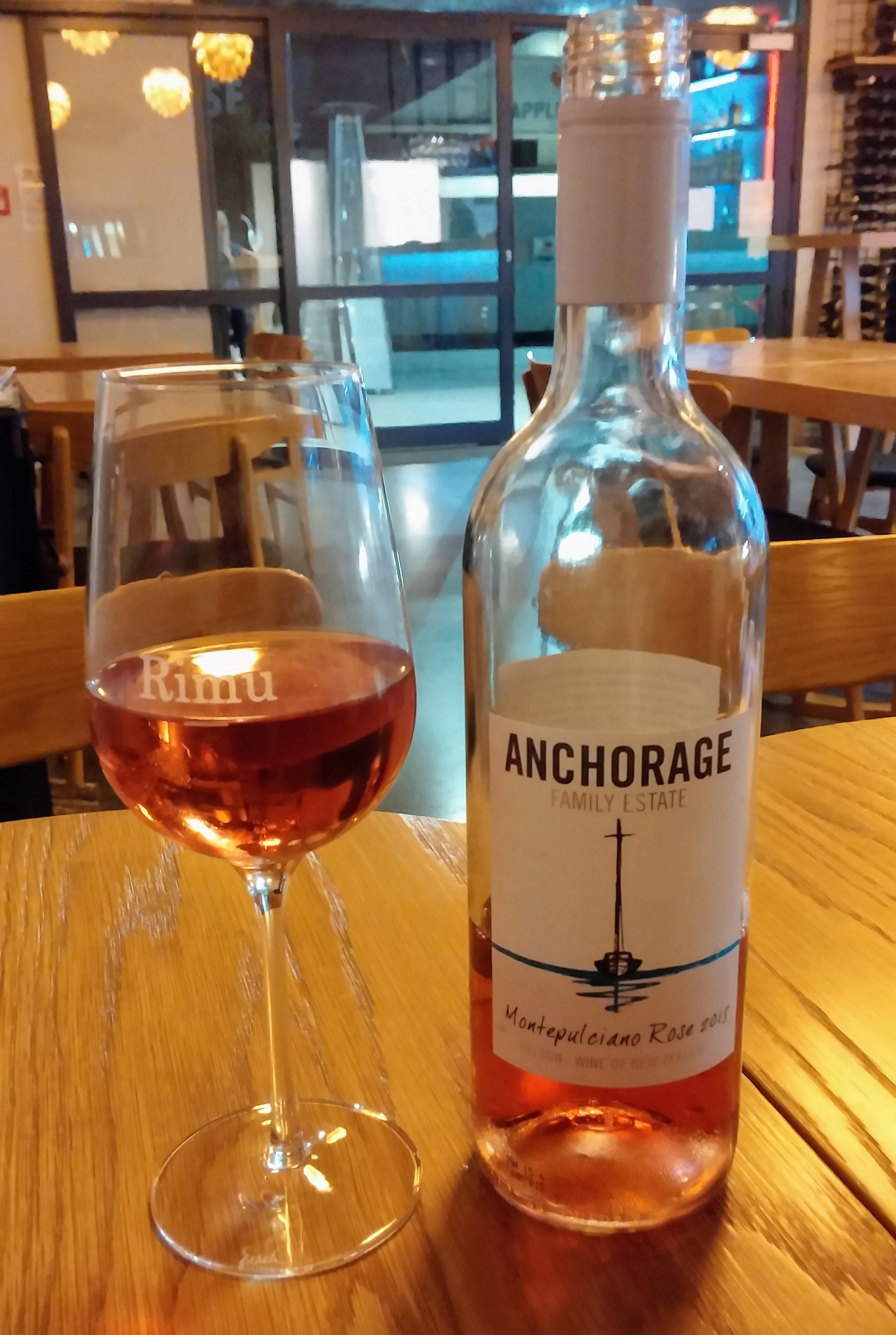 Anchorage Rosé at Rimu Wine Bar