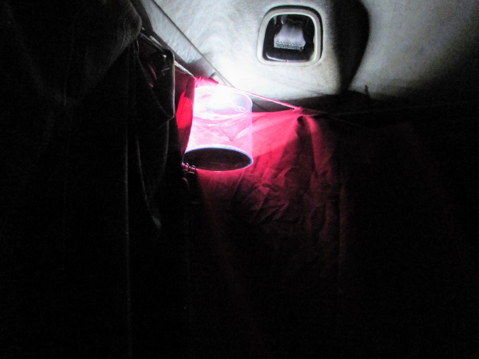 This little lantern made all the difference at night in the hatchback.