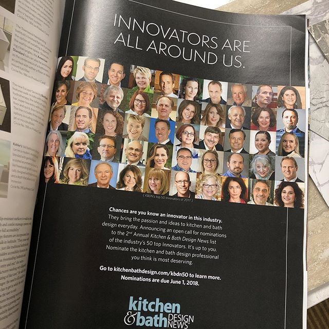 So thrilled for my dear friend @lmkinteriors for being featured in this month&rsquo;s Kitchen &amp; Bath Design News as one of the top Innovators of 2017!