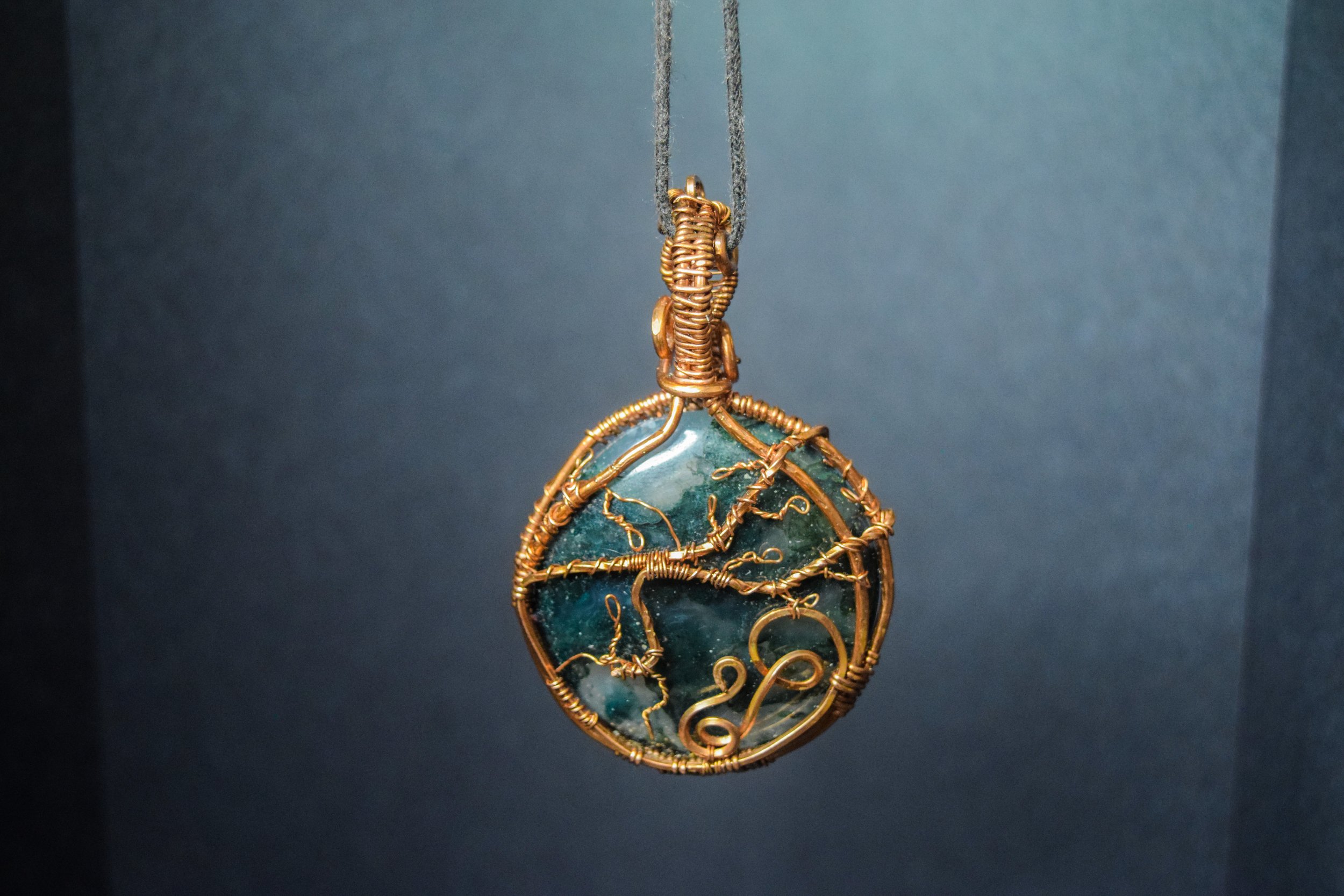 Mossy Branches Nature Pendant