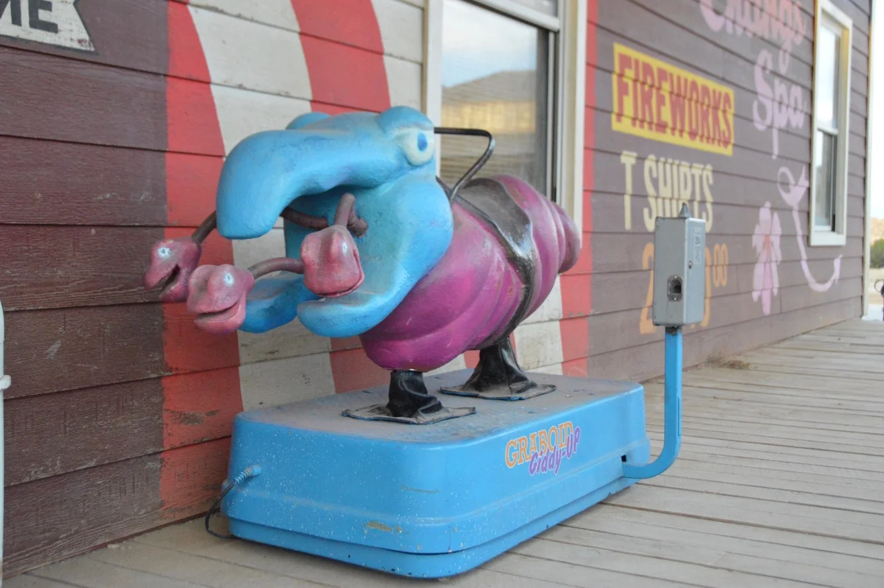 When designers run amok - a 25c graboid ride out the front of Chang’s