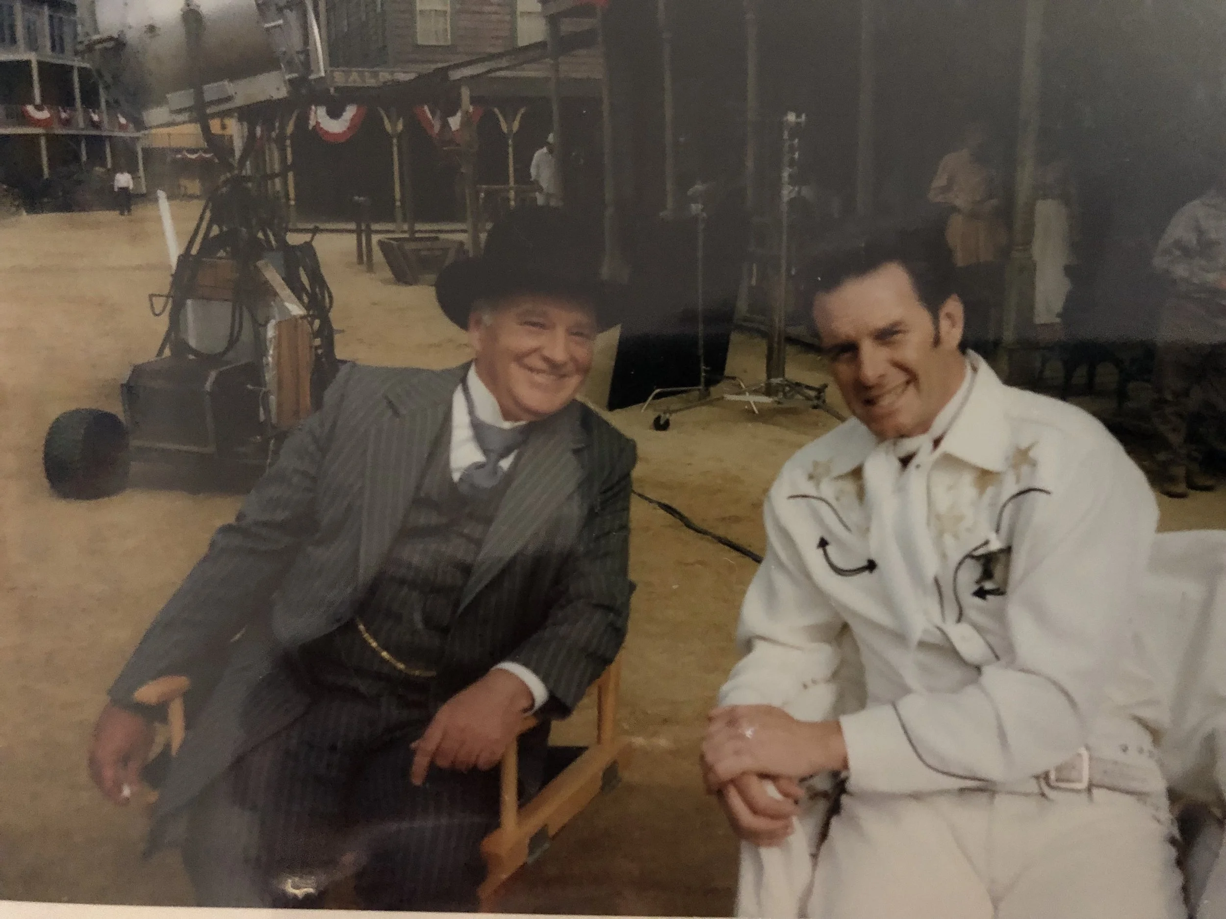Brian Doyle-Murray and Stephen Kearney on the set of “Pistol Pete”
