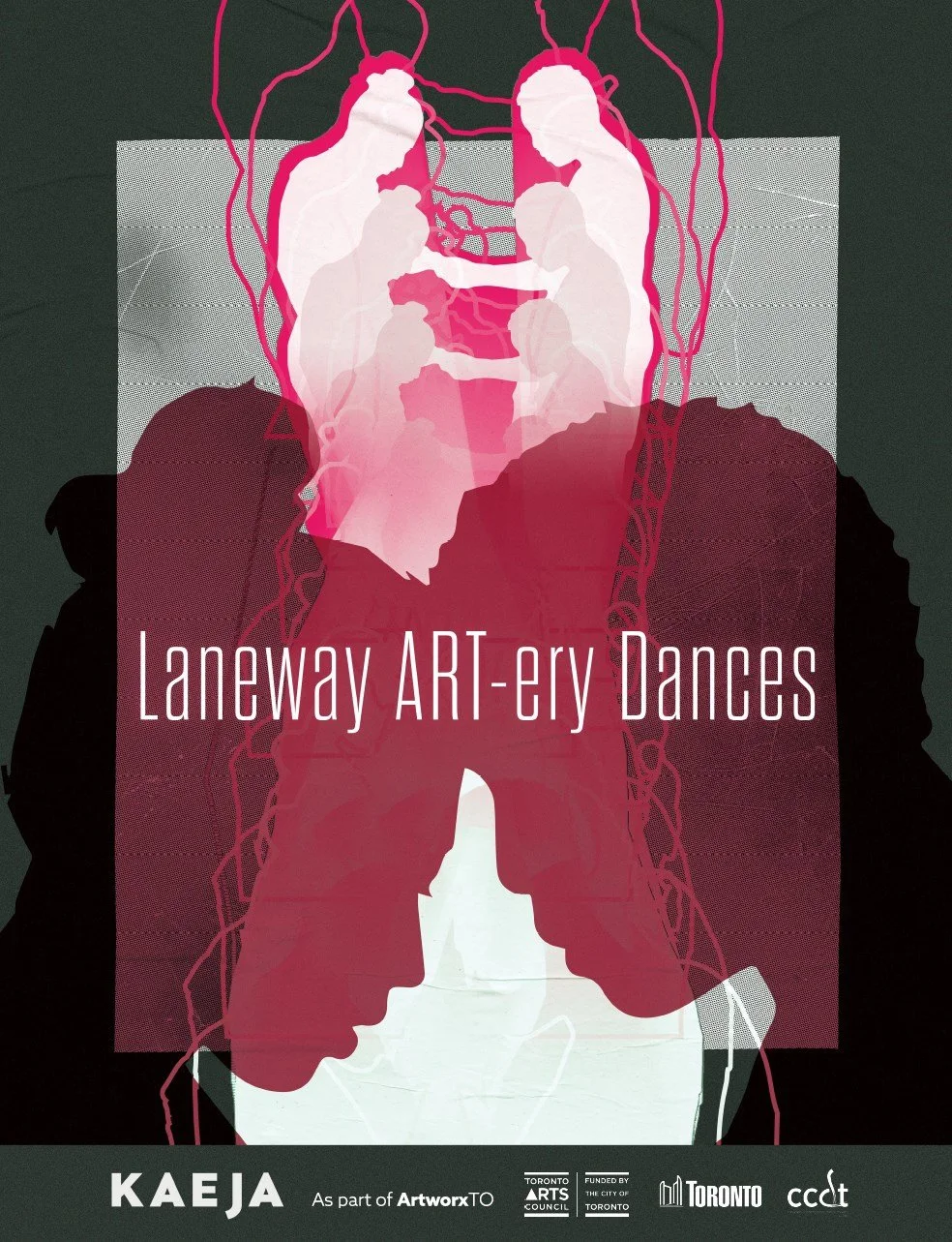 A experimental piece of contemporary dance triggered by QR codes in Toronto Alleyways.