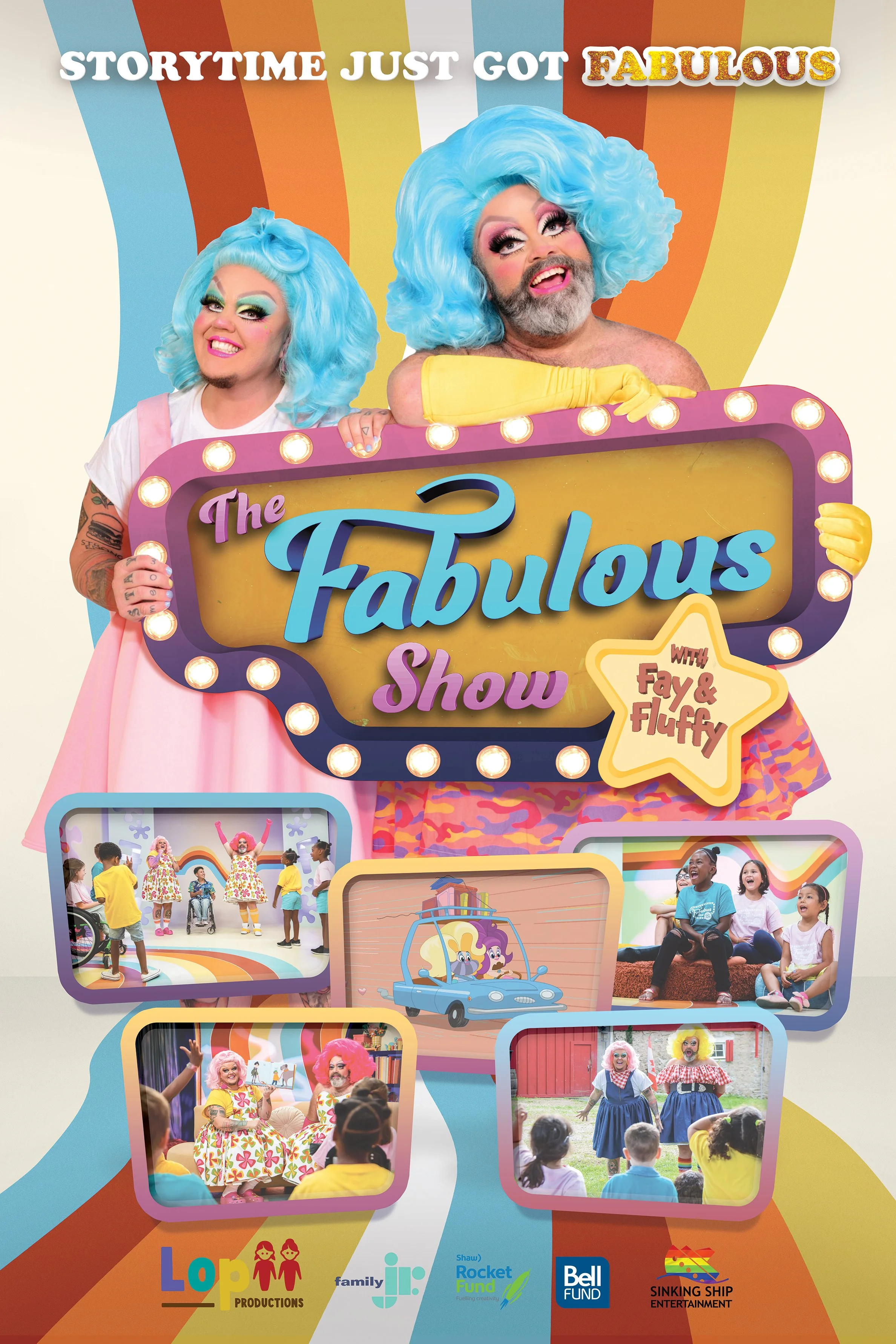 Fay and Fluffy will spread their message of inclusivity, kindness and being proud of who we are from their colourful, Cabaret-themed set.