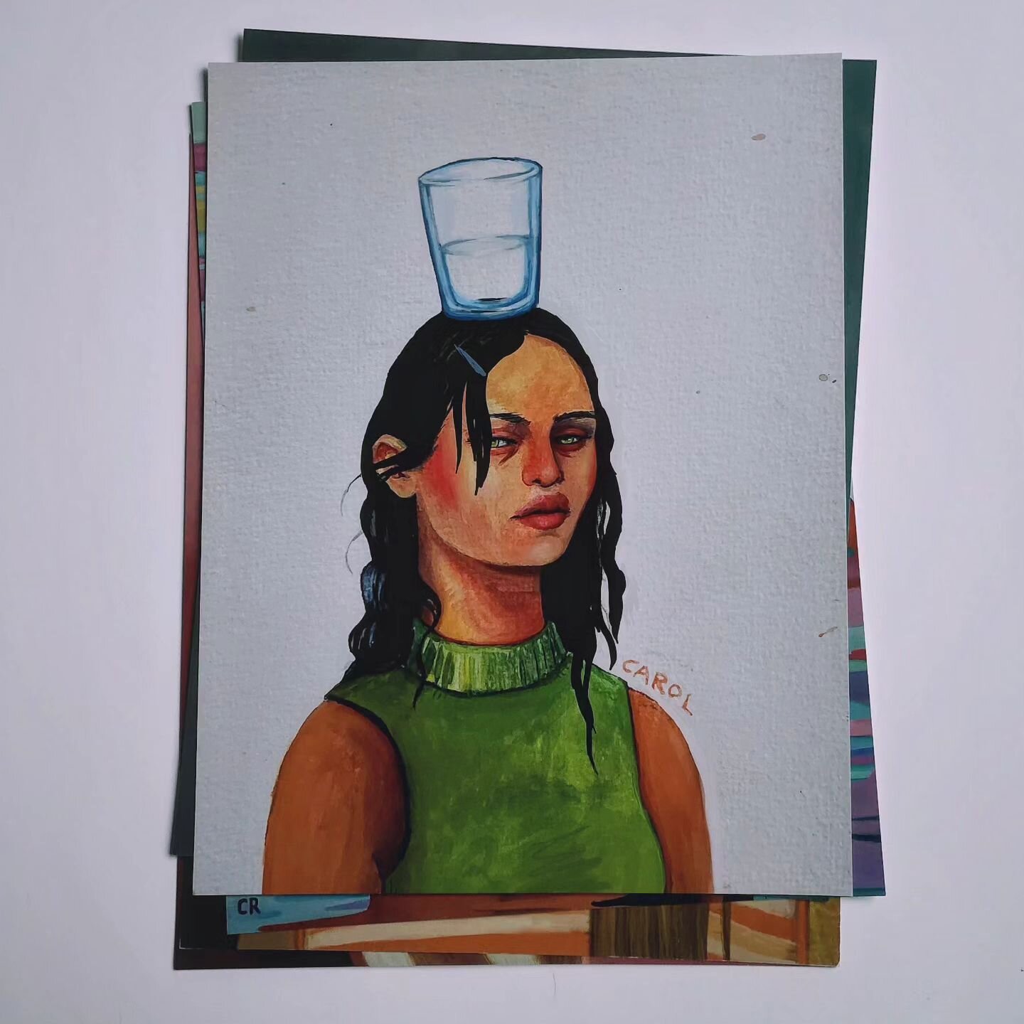 assessing whether things are Half Full, or Half Empty 

#carolroque #artprintsonline