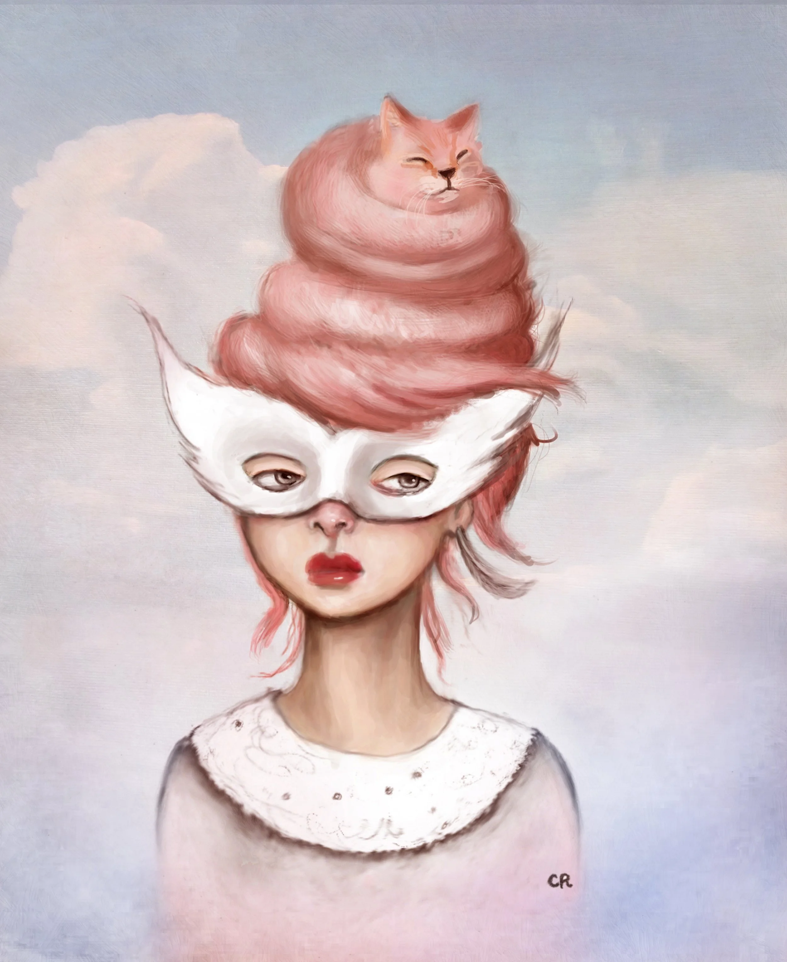 A Satisfied Ms Kitty 16x20.jpg
