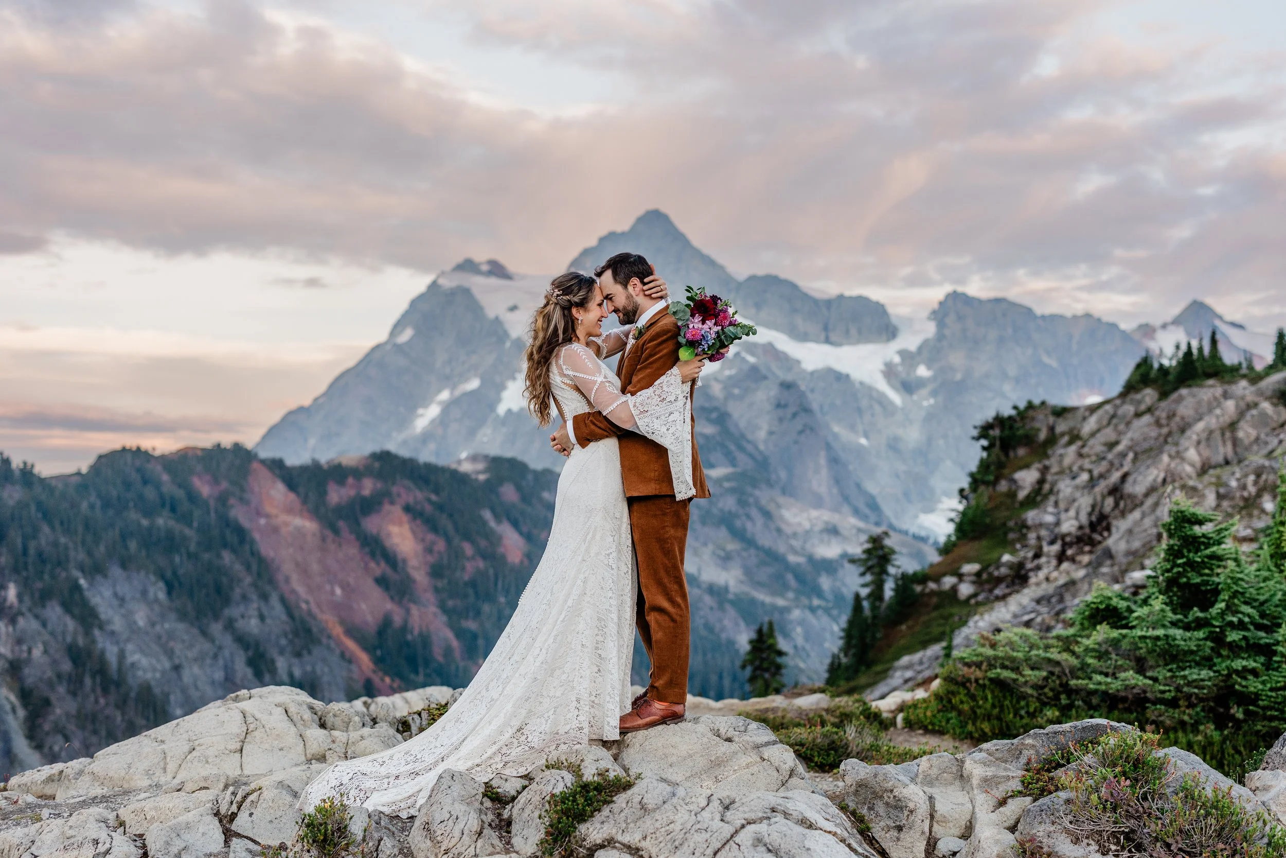 Washington State mountain elopement