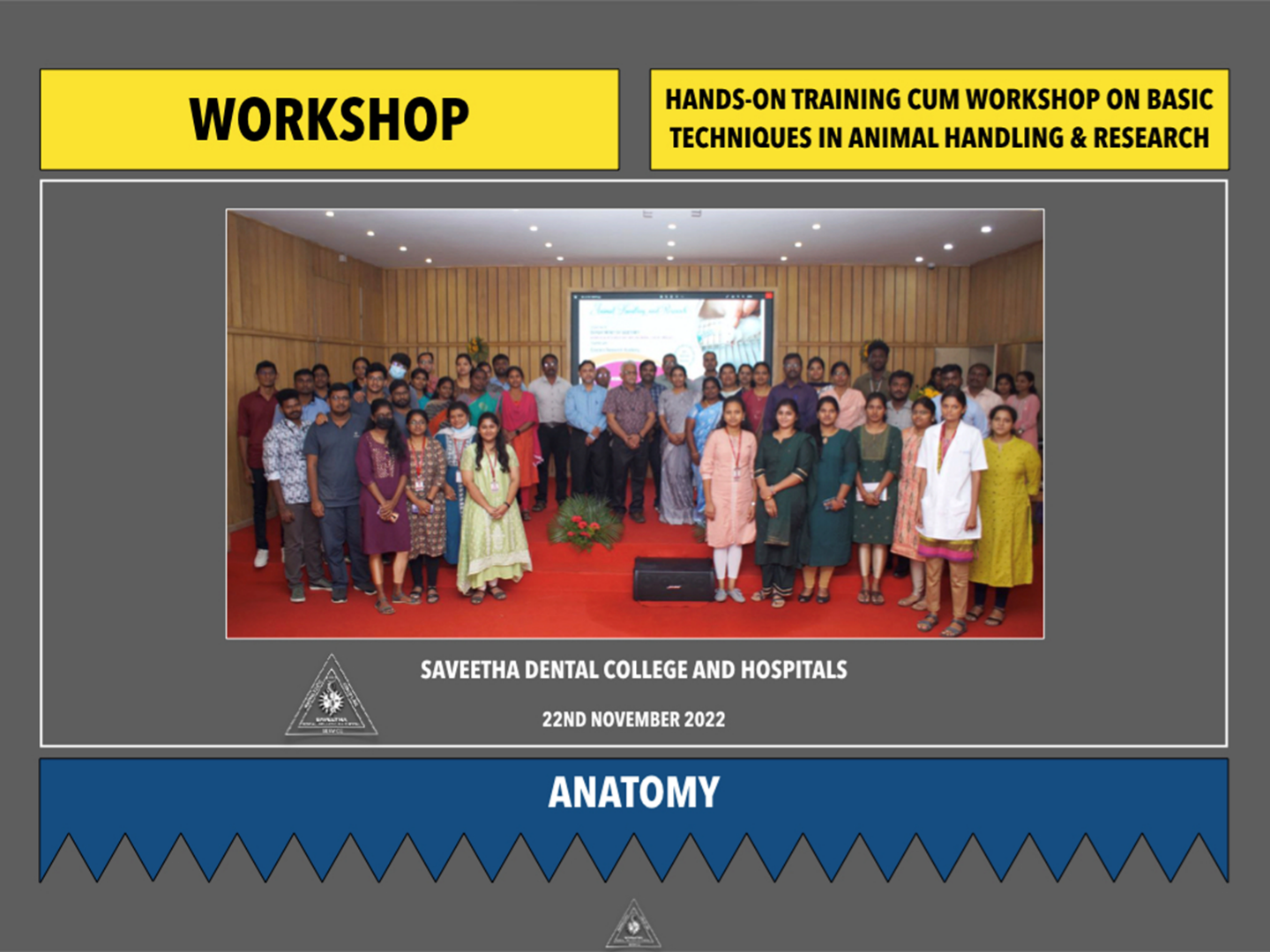 Hands on Basics of Animal Handling Techniques & Research