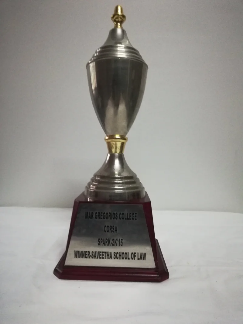 SSL Students Won overall Perfomance in SPARK 2k'15 Conducted by Mar Gregorios College
