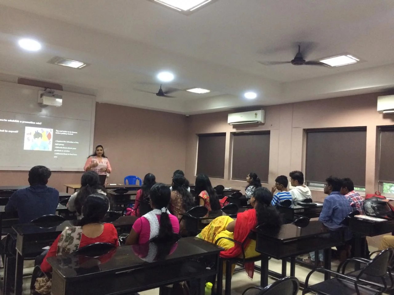 A Special Lecture about the basics of marketing and promoting the products