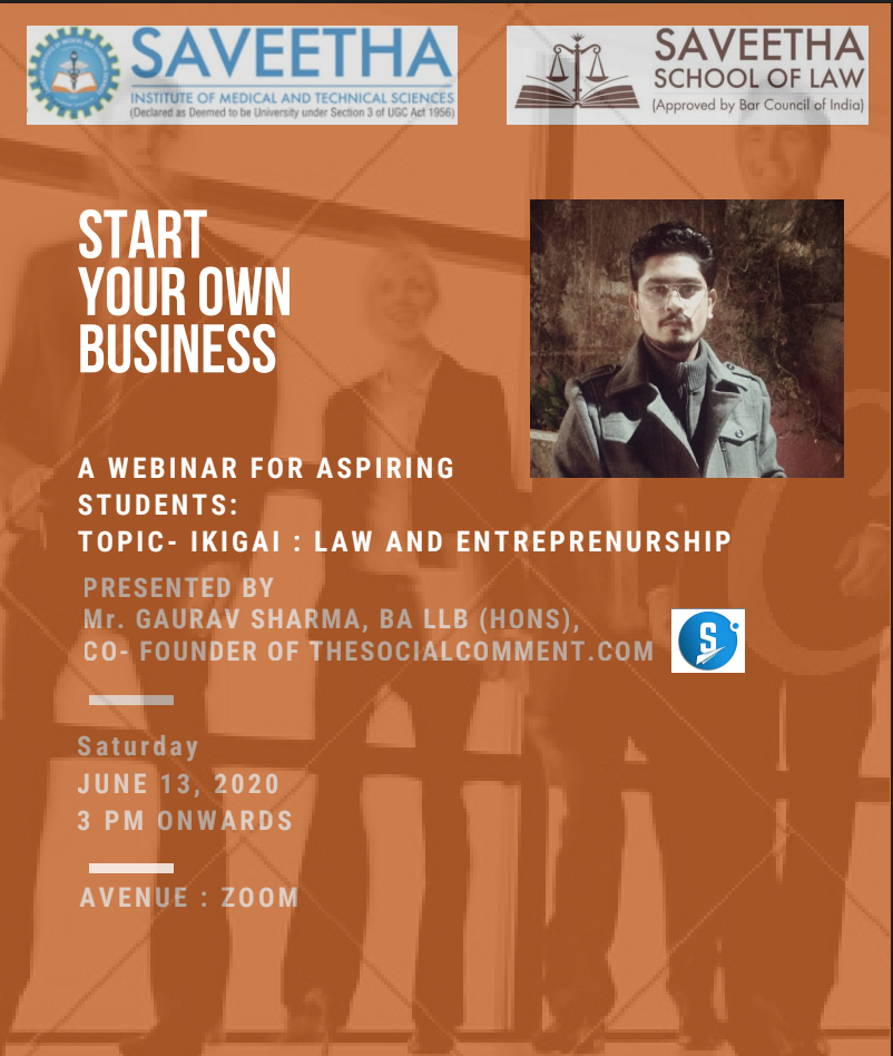 Ikigai : Law and Entrepreneurship