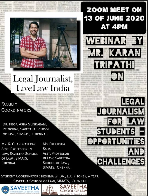 LEGAL JOURNALISM FOR LAW STUDENTS: OPPORTUNITIES AND CHALLENGES