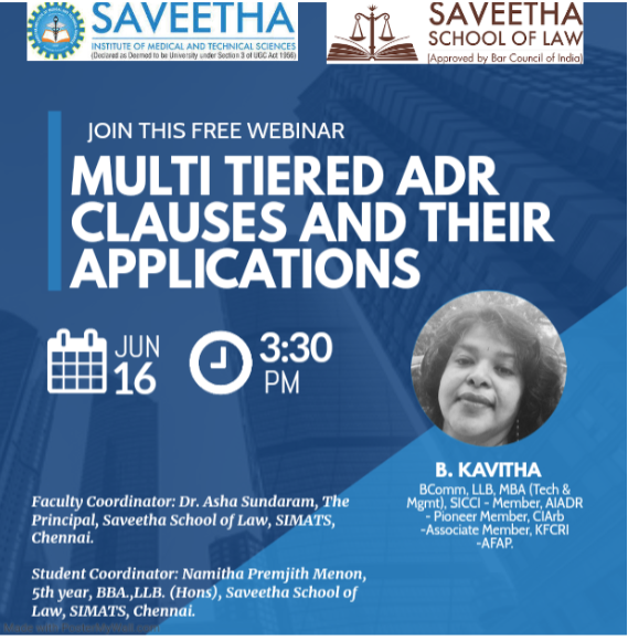 MULTI-TIER ADR CLAUSES AND THEIR APPLICATIONS