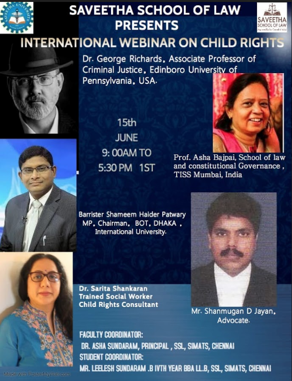 INTERNATIONAL WEBINAR ON CHILD RIGHTS