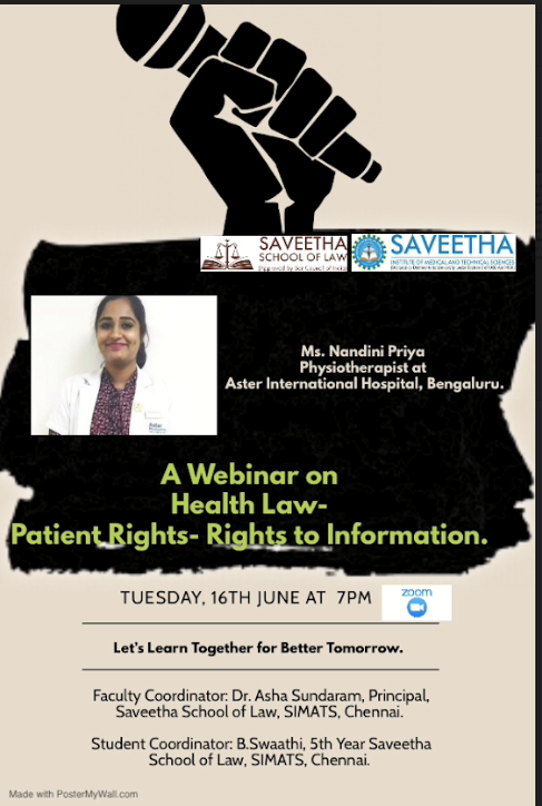 Rights of the Patients under RTI Act