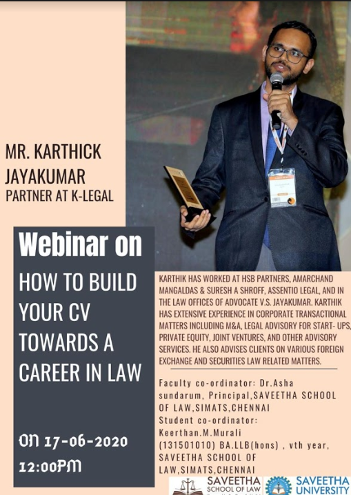 Building One’s CV for a Successful Law Career
