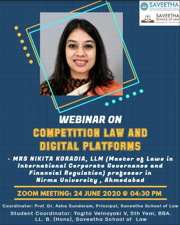Competition law and digital platforms