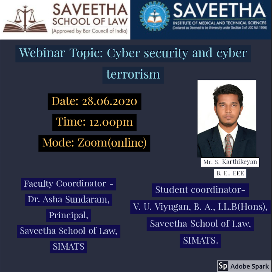 Cyber terrorism and cyber security. 