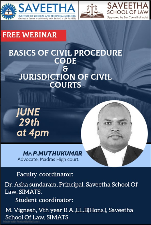 Basics of Civil Procedure Code &amp; Jurisdiction of Civil Court.    